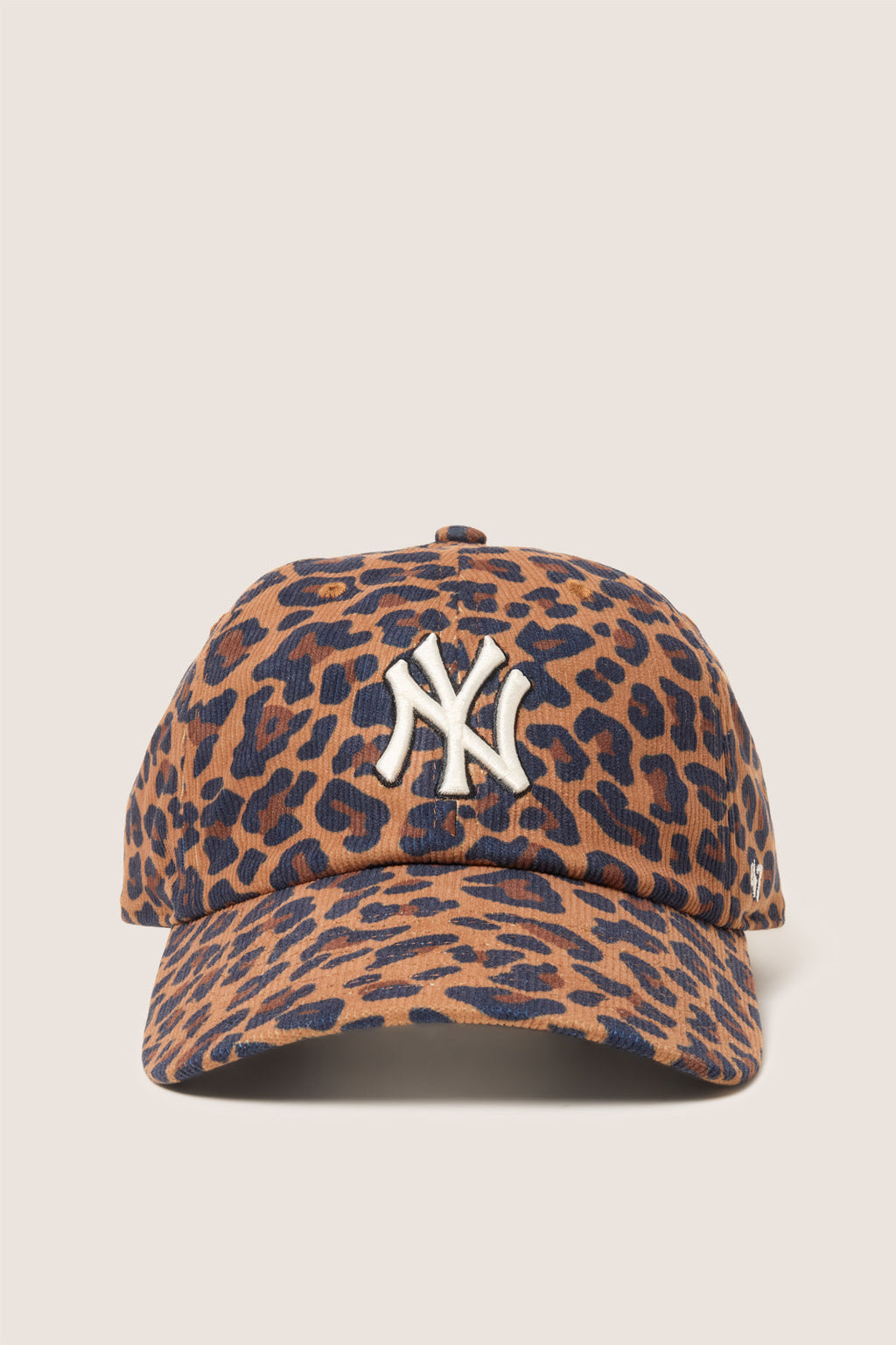 Leopard Corduroy Baseball Cap