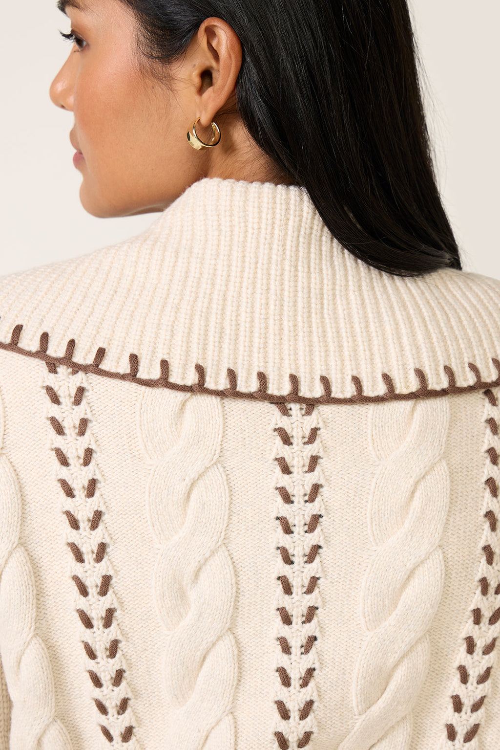 Lune Zip Front Cardigan
