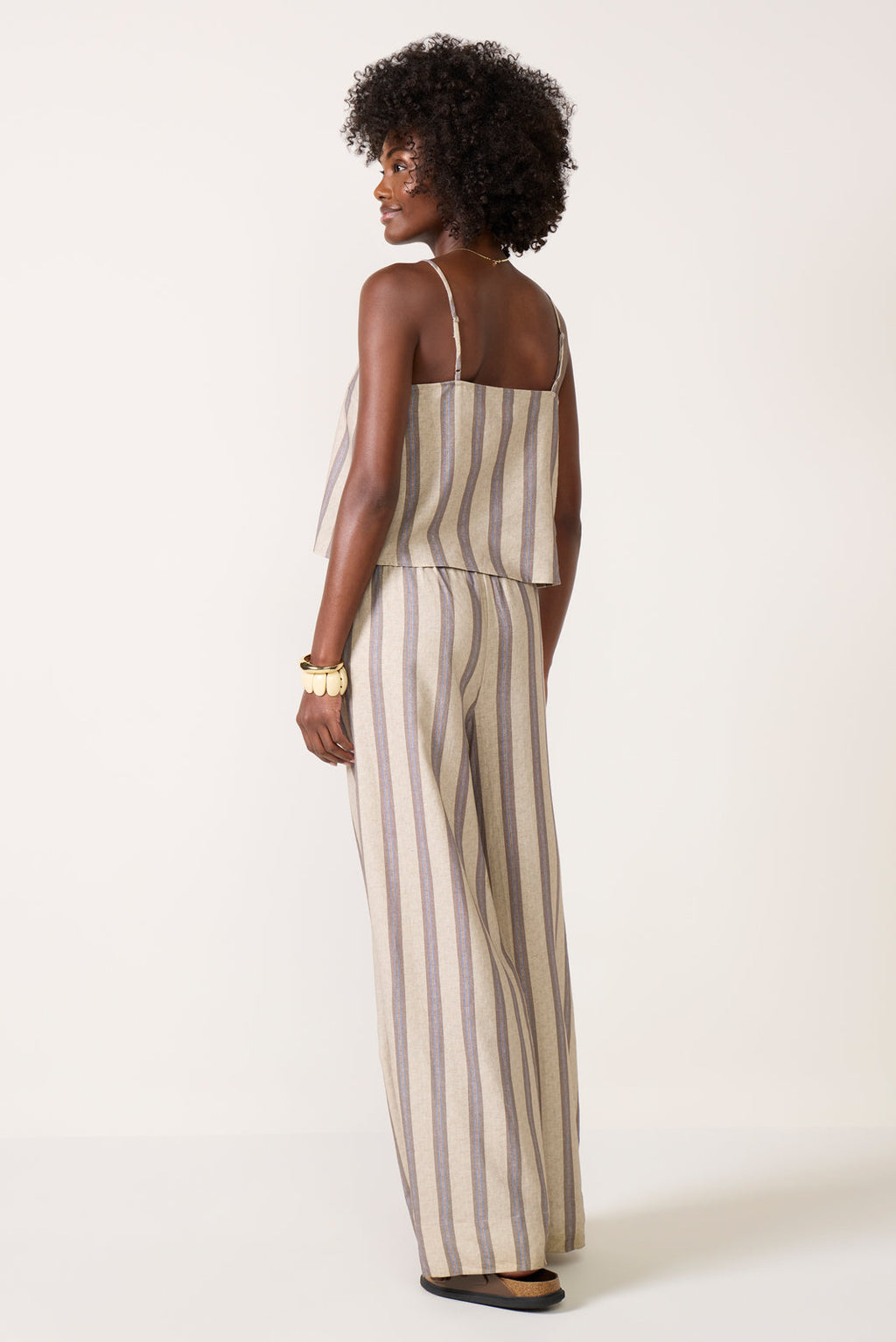 Leah Linen Stripe Pant