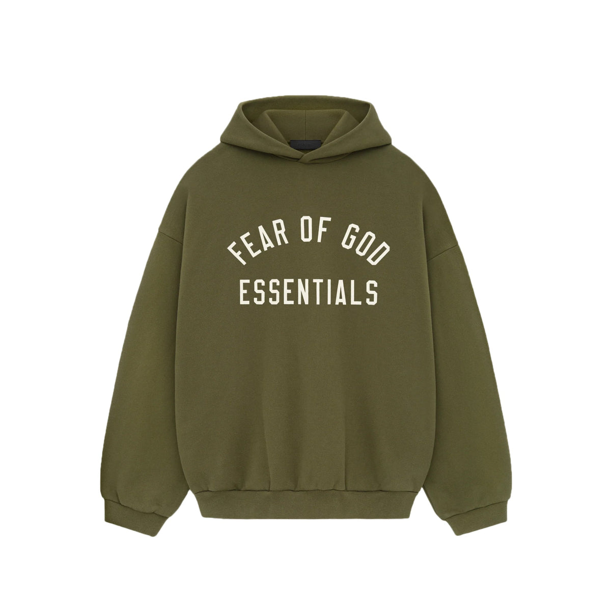 Fear of God Essentials Fleece Hoodie - Military Green