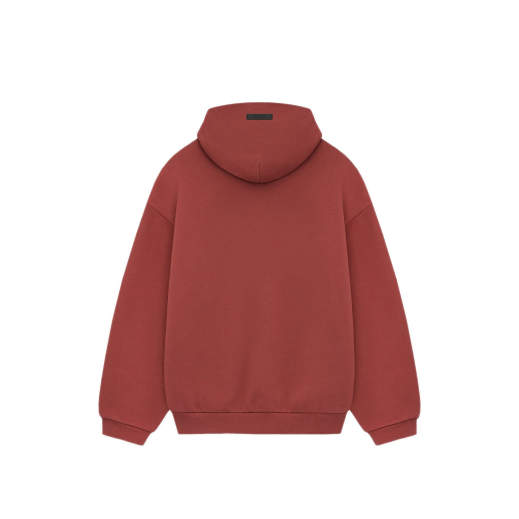 Fear of God Essentials Fleece Hoodie - Crimson
