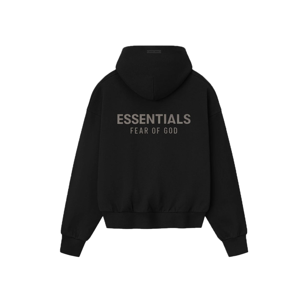 Fear of God Essentials Classic Fit Fleece Hoodie - Jet Black
