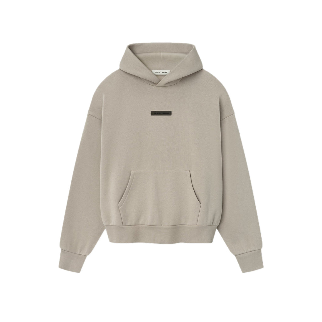 Fear of God Essentials Classic Fit Fleece Hoodie - Timber