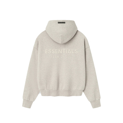 Fear of God Essentials Classic Fit Fleece Hoodie - Heather Stone