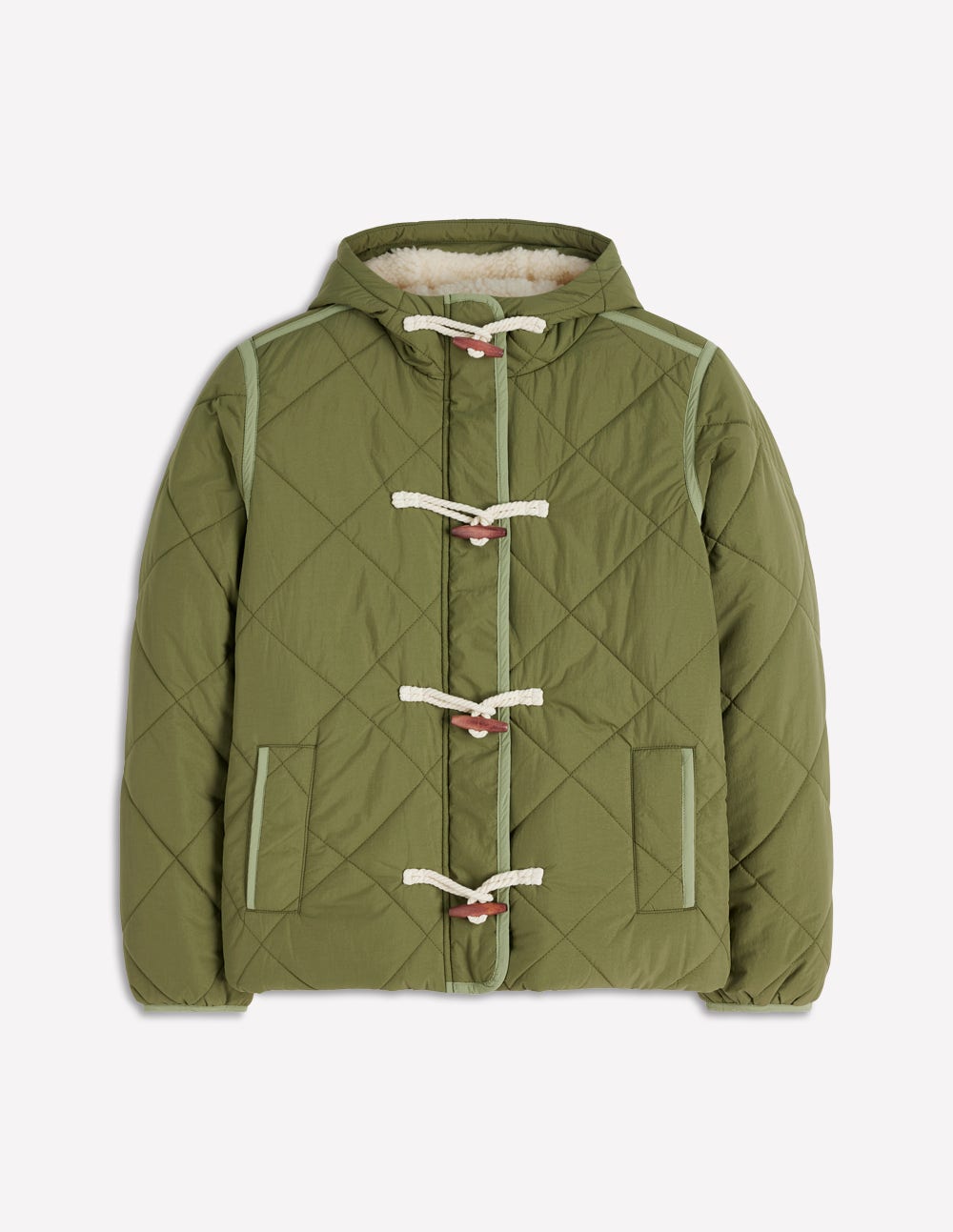 Duffle Quilted Parka-Green