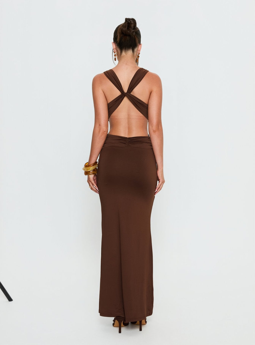 Bambia Maxi Dress Dark Brown