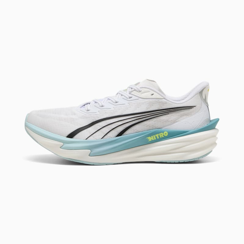 Deviate NITRO™ 4 Men's Road Running Shoes - PUMA White-Fresh Water