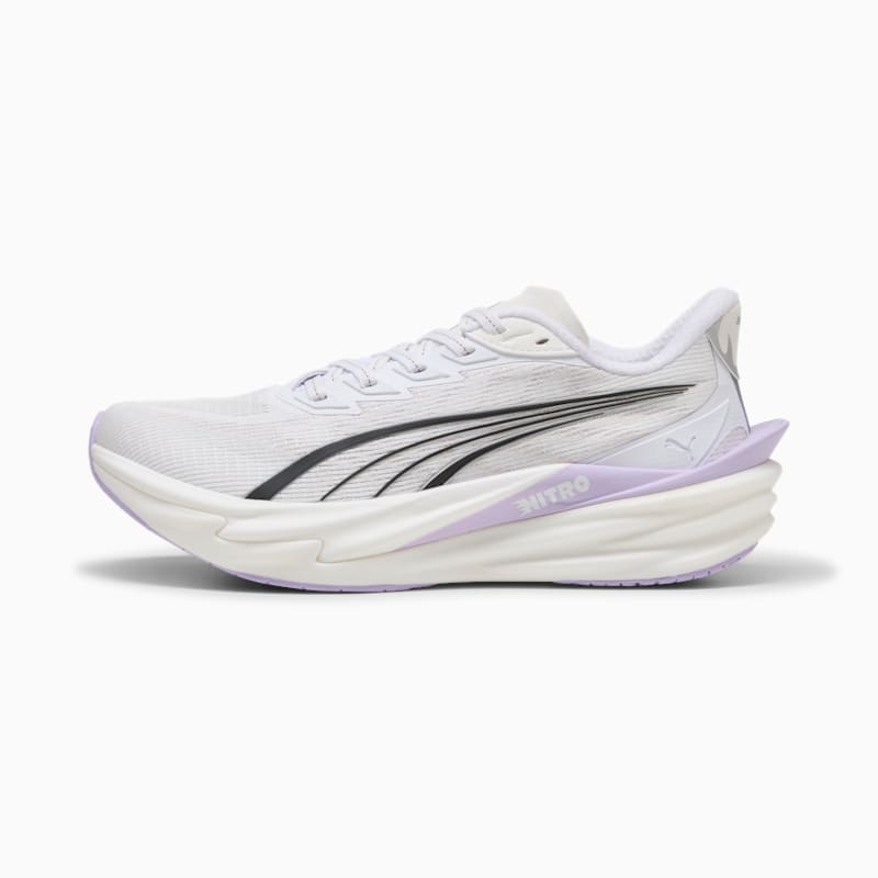 Deviate NITRO™ 4 Women's Road Running Shoes - PUMA White-Light Lavender