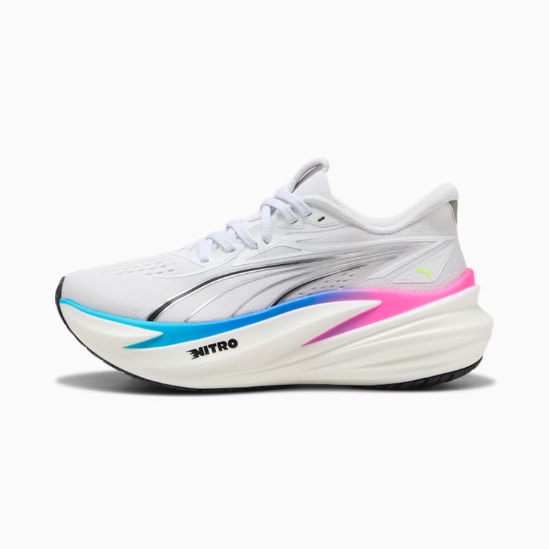 MagMax NITRO™ 2 Women's Road Running Shoes - PUMA White-Ultra Blue-Poison Pink