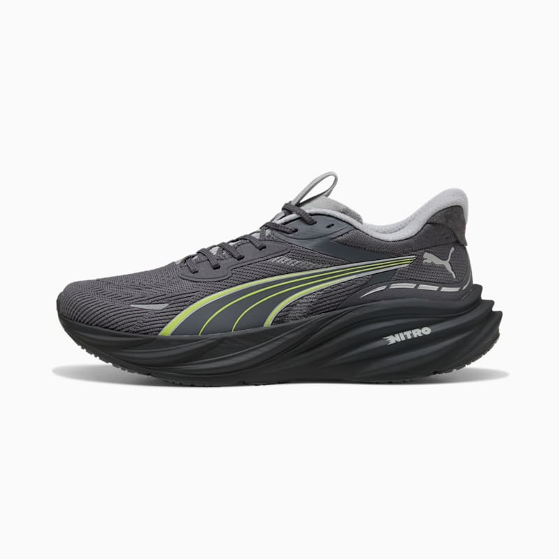 Magnify NITRO™ 3 Men's Road Running Shoes - Moody Gray-Sunny Lime