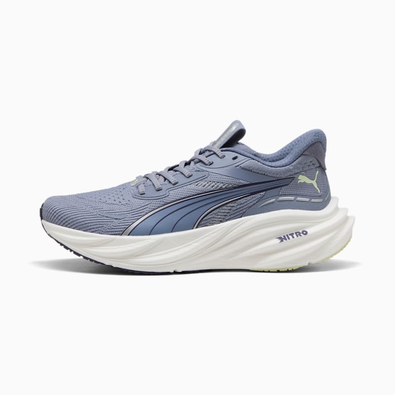 Magnify NITRO™ 3 Women's Road Running Shoes - Gray Sky-Deep Plum-Vibrant Silver