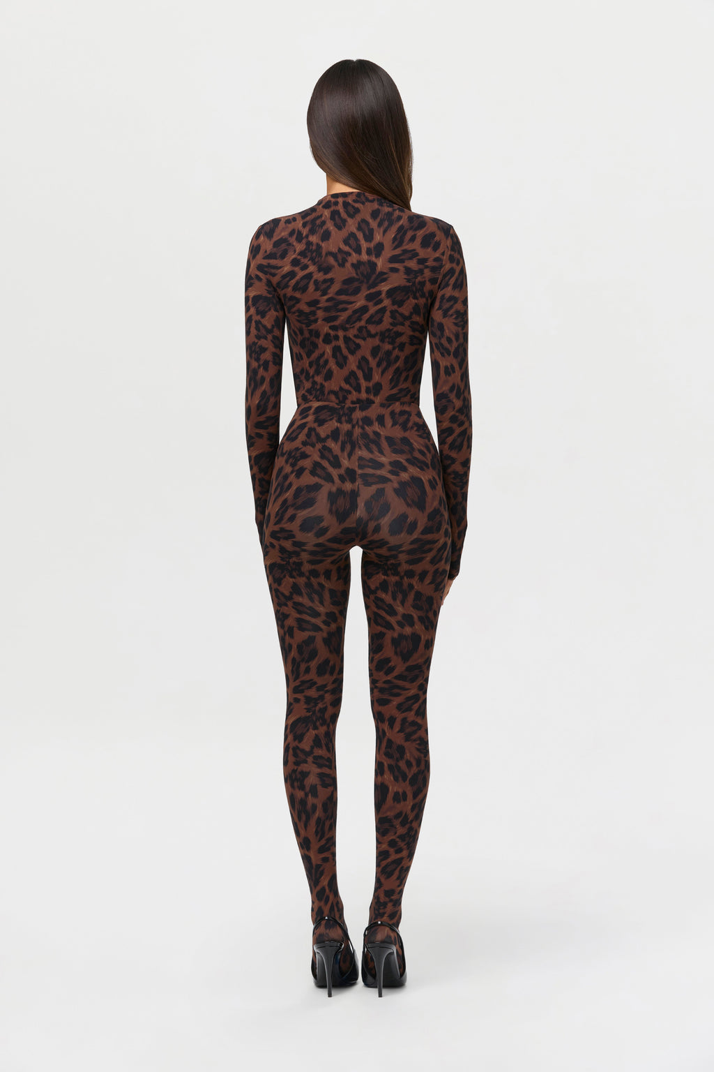 Naked Print Closed Toe Leggings Petite
