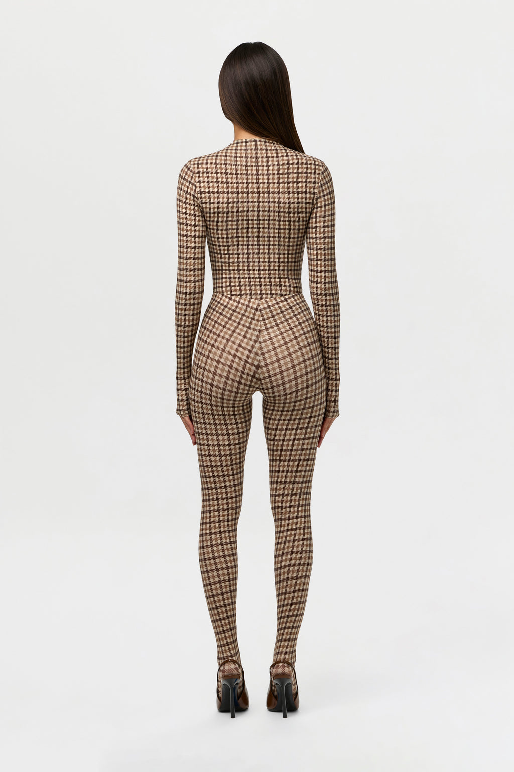 Naked Print Closed Toe Leggings Petite