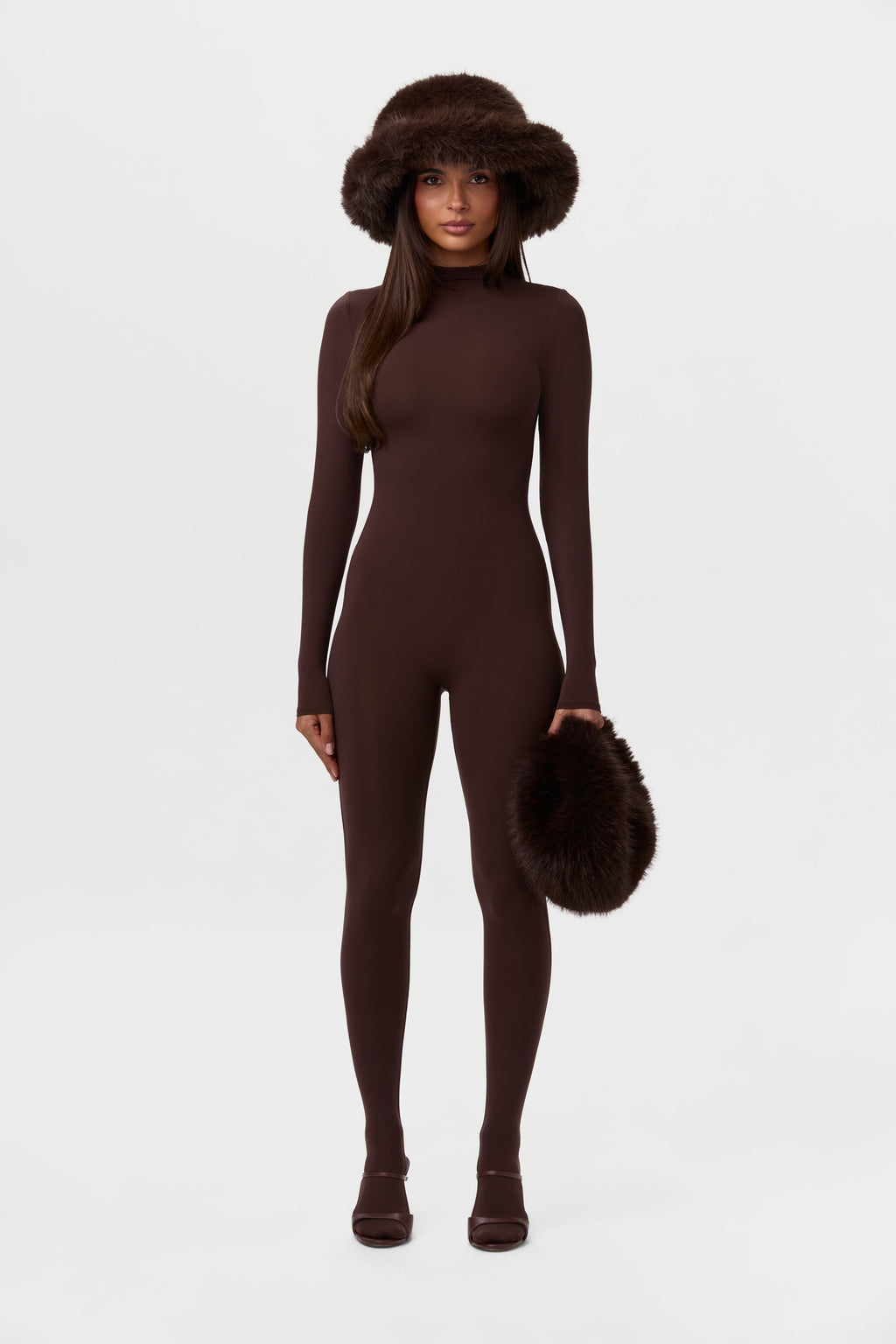 Faux Fur Oversized Bucket Hat