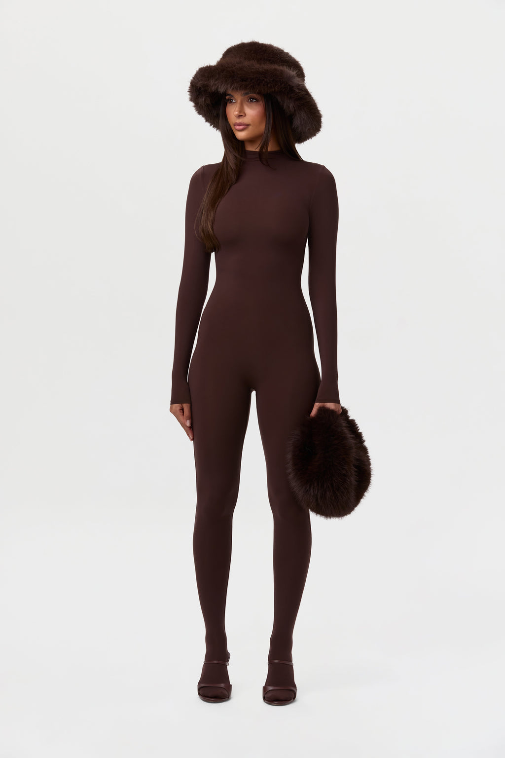 Faux Fur Oversized Bucket Hat