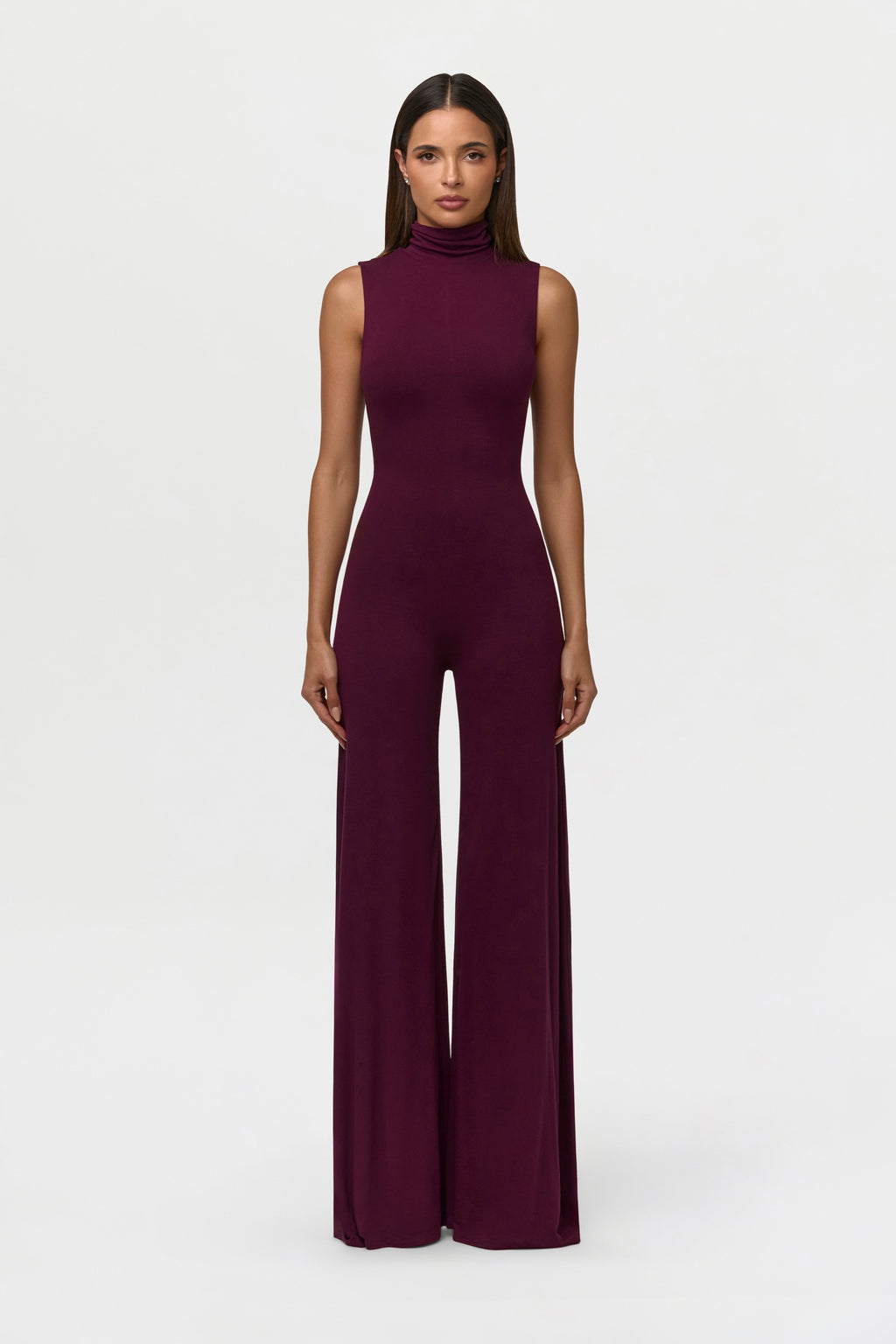 NW Turtleneck Wide-Leg Jumpsuit Petite