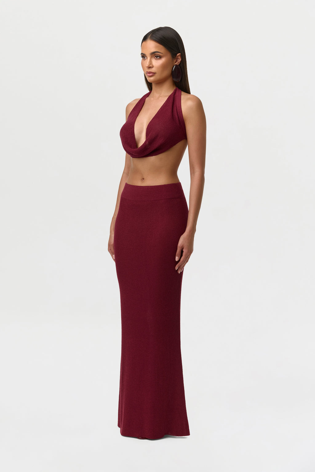 Knit Halter Crop Top