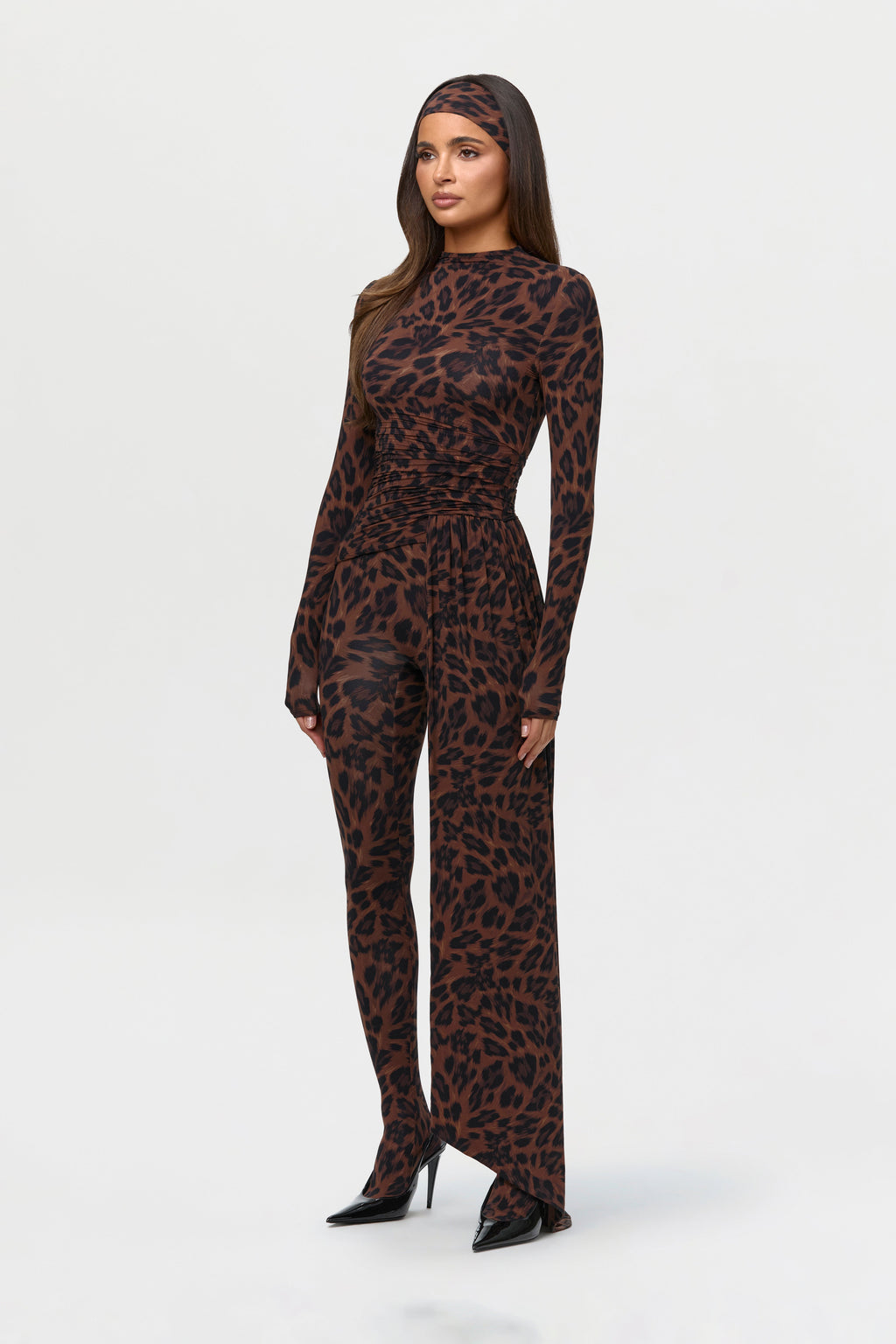 Naked Print Closed Toe Leggings Petite