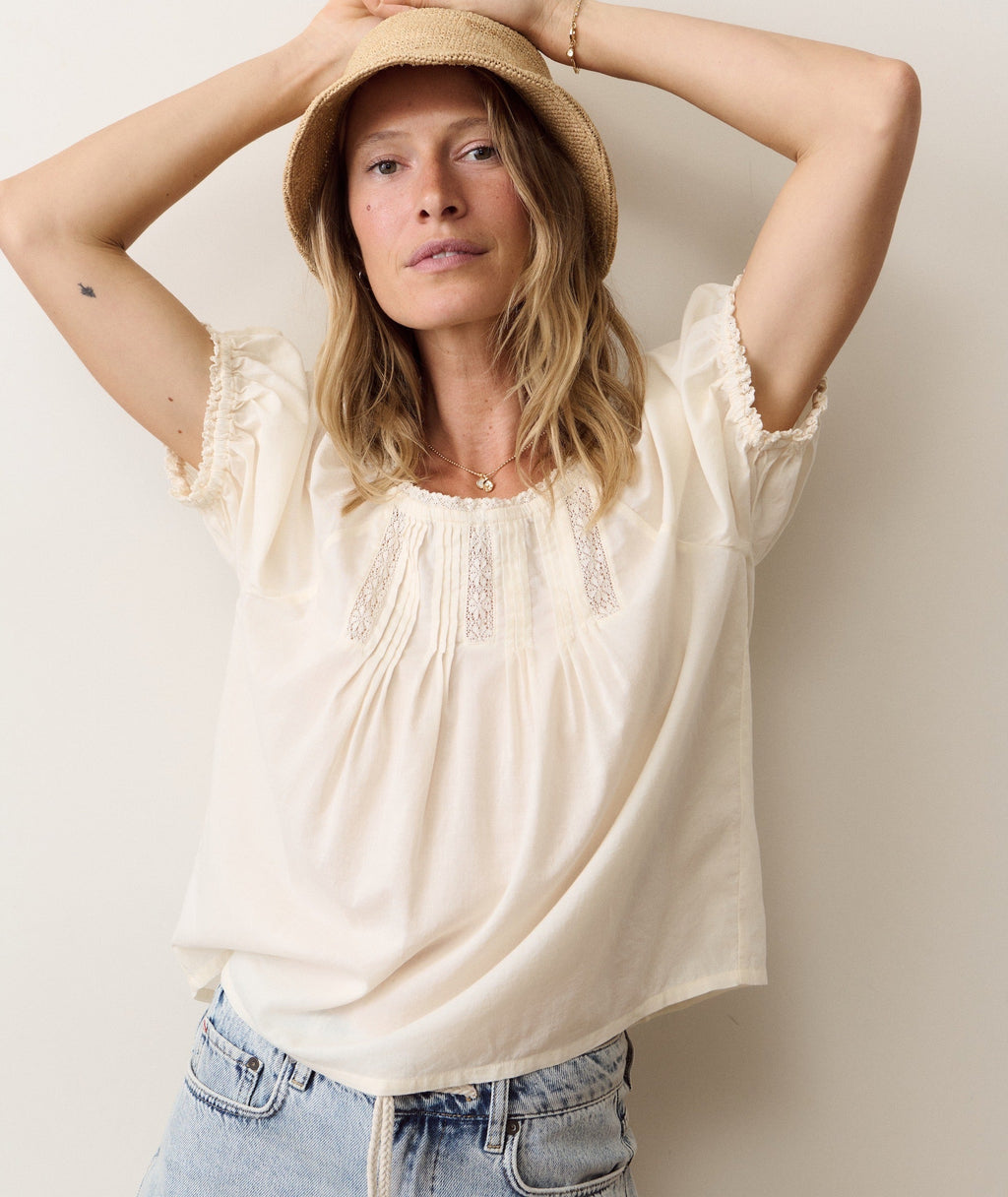 Celina Puff Top