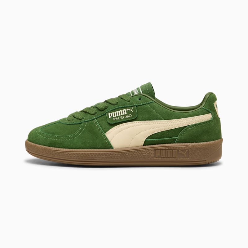 Palermo Sneakers - Earthy Green-Buttercream