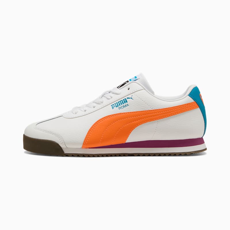 Roma 24 Sneakers - PUMA White-Orange Glo