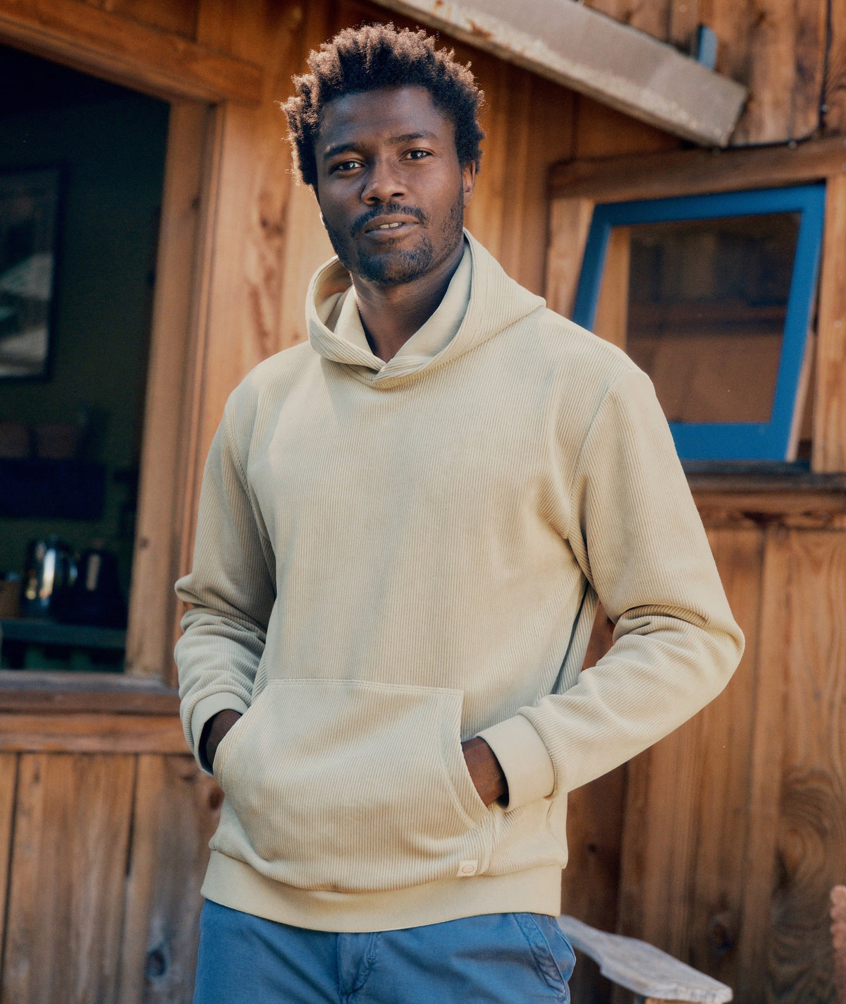 Cord Velour Hoodie