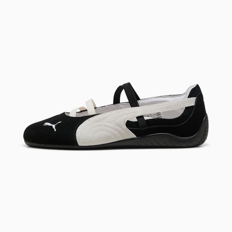 Speedcat Ballet Suede Women's Sneakers - PUMA Black-PUMA White-Warm White