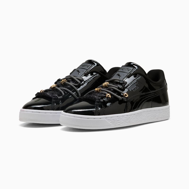Suede Bloom Patent Women's Sneakers