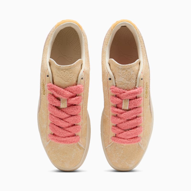 Suede CODA "Echo Points" Flaxen Sneakers