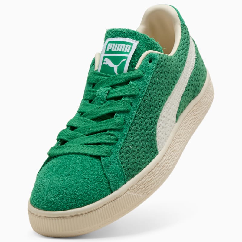 Suede Crochet Sneakers