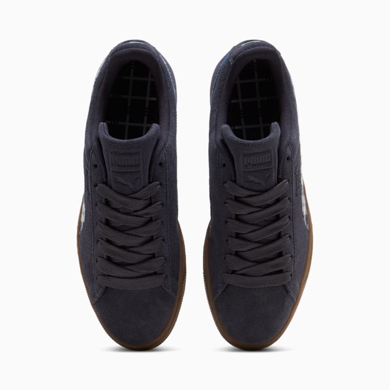 Suede Patch Sneakers