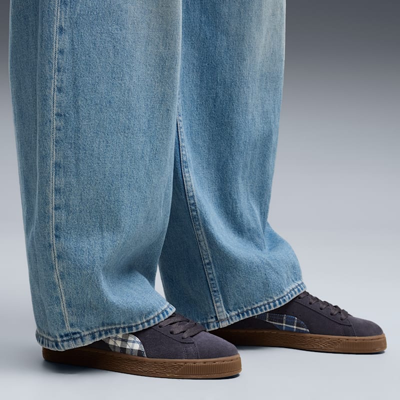 Suede Patch Sneakers
