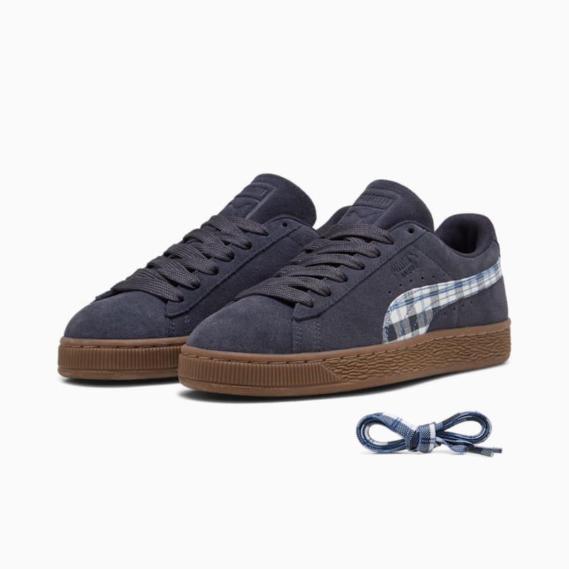 Suede Patch Sneakers