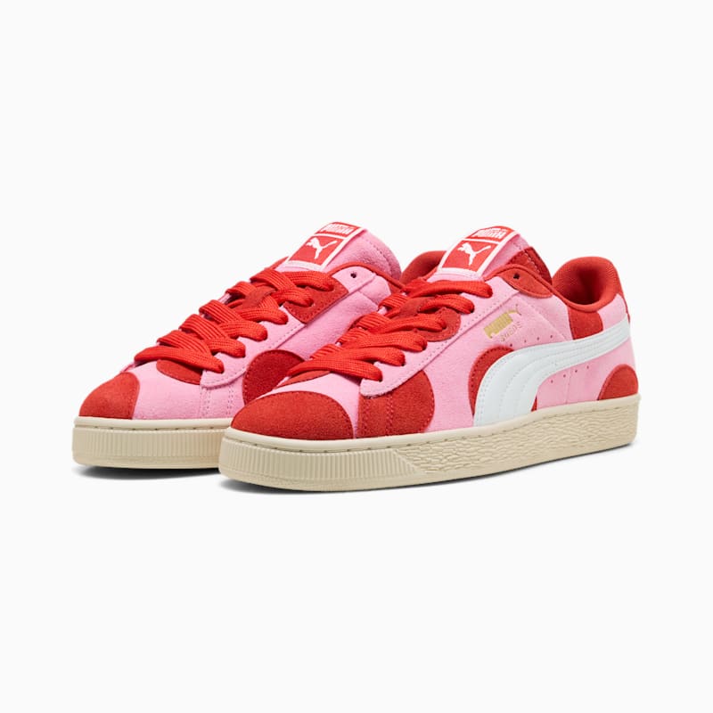 Suede Printed Sneakers