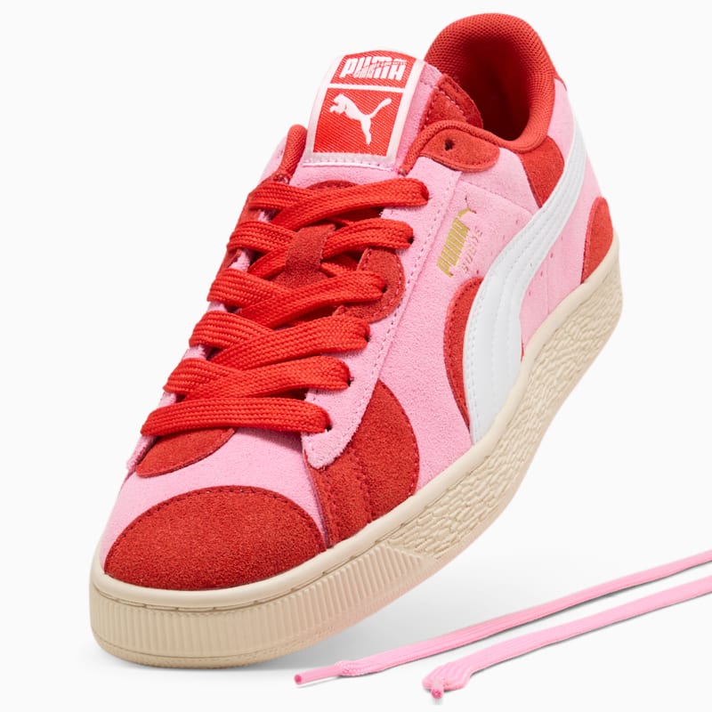 Suede Printed Sneakers
