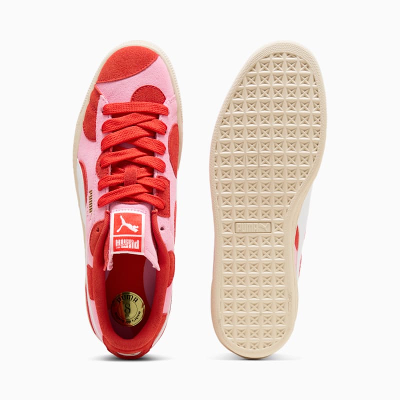Suede Printed Sneakers