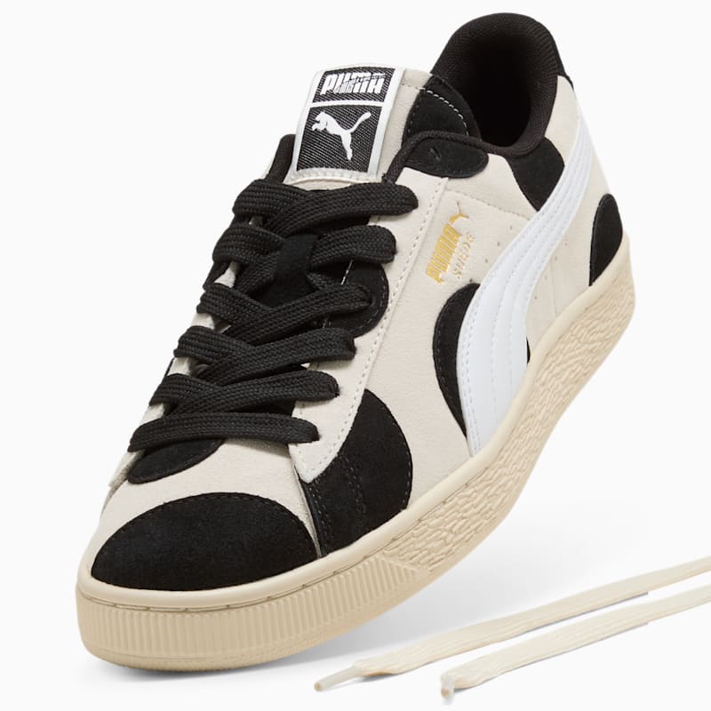 Suede Printed Sneakers