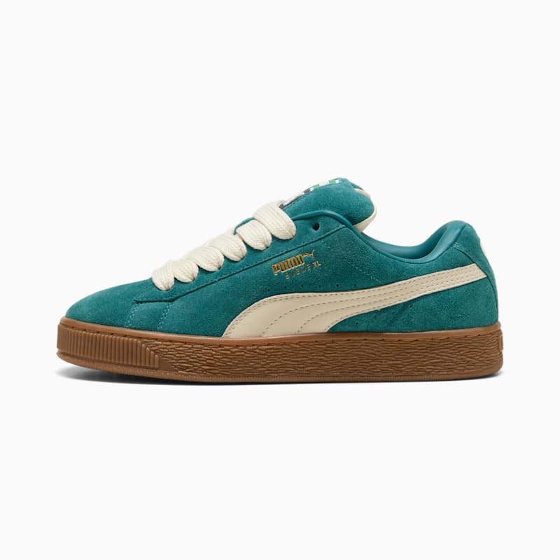 Suede XL Sneakers - Emerald Ice-Alpine Snow