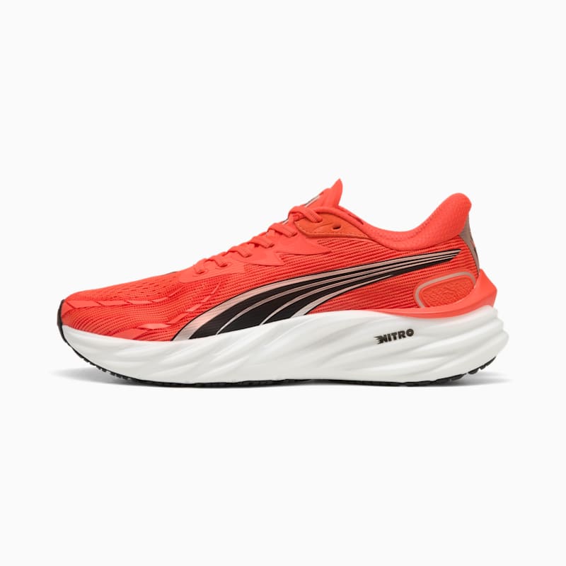 Velocity NITRO™ 4 Men's Road Running Shoes - Red Glamour-PUMA Black-PUMA White