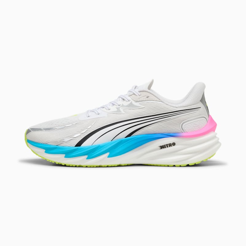 Velocity NITRO™ 4 Men's Road Running Shoes - PUMA White-Ultra Blue-Poison Pink
